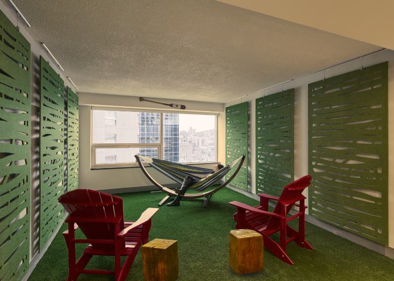 Lounge area